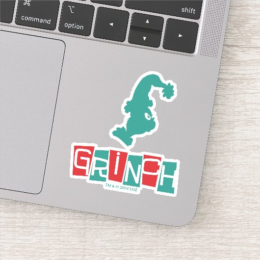 Dr. Seuss | Grinch - Rood & Groen Sticker (Detail)