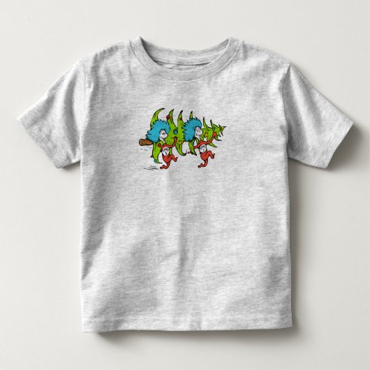 Dr. Seuss | Grinch | Thing One Thing Kerstmis Kinder Shirts (Voorkant)