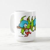 Dr. Seuss | Grinch | Thing One Thing Kerstmis Koffiemok (Voorkant links)