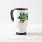 Dr. Seuss | Grinch | Thing One Thing Kerstmis Reisbeker (Voorkant links)