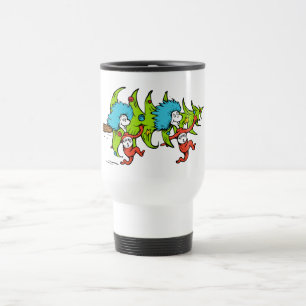 Dr. Seuss Grinch Thing One Thing Kerstmis Reisbeker
