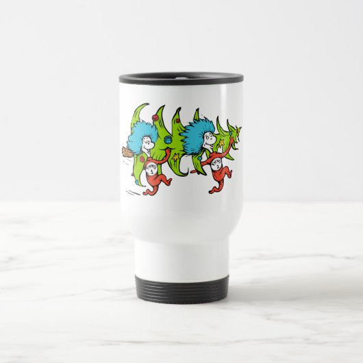 Dr. Seuss | Grinch | Thing One Thing Kerstmis Reisbeker (Center)