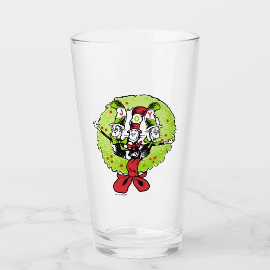 Dr. Seuss | Grinch | Who-ville Christmas Joy Glas (Voorkant)