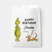 Dr. Seuss | Grinch Winter Verjaardag Bedankzakje (Voorkant)