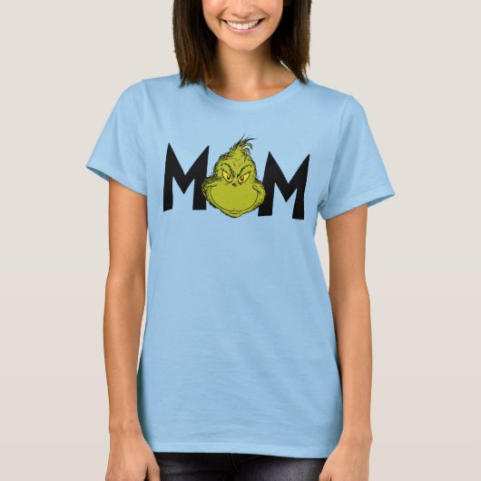 Dr. Seuss | Grinch Winter Verjaardag Moeder T-shirt (Voorkant)