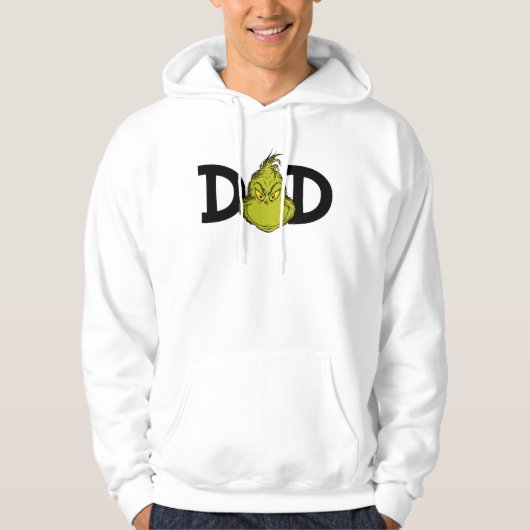 Dr. Seuss | Grinch Winter Verjaardag Papa Hoodie (Voorkant)