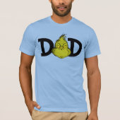 Dr. Seuss | Grinch Winter Verjaardag Papa T-shirt (Voorkant)