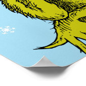 Dr. Seuss | Grinch Winter Verjaardag Poster (Hoek)