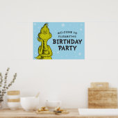 Dr. Seuss | Grinch Winter Verjaardag Welkom Poster (Keuken)