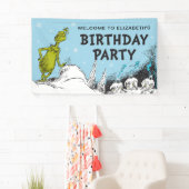 Dr. Seuss | Grinch Winter Verjaardags Welkom Spandoek (Insitu)