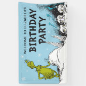 Dr. Seuss | Grinch Winter Verjaardags Welkom Spandoek (Verticaal)