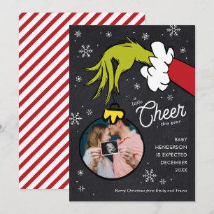 Dr. Seuss   Grinch zwangerschapsaankondiging Kaart