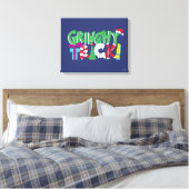 Dr. Seuss | Grinchy Trick Canvas Afdruk (Insitu (Slaapkamer))