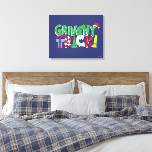 Dr. Seuss | Grinchy Trick Canvas Afdruk (Insitu (Slaapkamer))