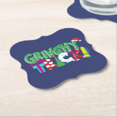 Dr. Seuss | Grinchy Trick Kartonnen Onderzetters (Gekanteld)