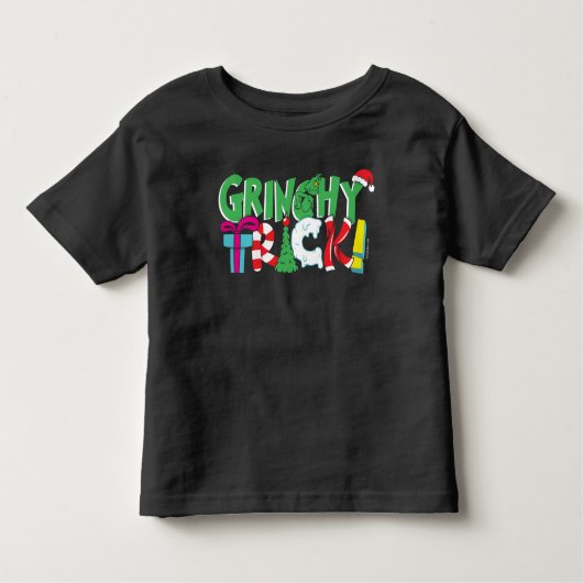 Dr. Seuss | Grinchy Trick Kinder Shirts (Voorkant)