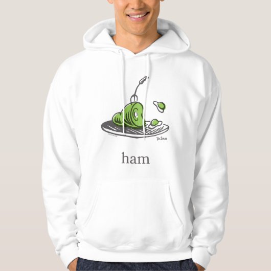 Dr. Seuss | Groen Eet Ham Hoodie (Voorkant)
