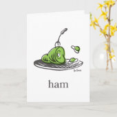 Dr. Seuss | Groen Eet Ham Kaart (Gele Bloem)