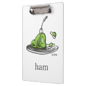Dr. Seuss | Groen Eet Ham Klembord (Links)