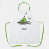 Dr. Seuss | Groen Eet Ham Schort (Voorkant)