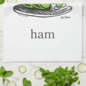 Dr. Seuss | Groen Eet Ham Theedoek (Gevouwen)