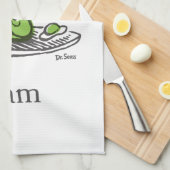 Dr. Seuss | Groen Eet Ham Theedoek (Quarter Fold)