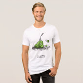 Dr. Seuss | Groen Eet Ham Tri-Blend Shirt (Voorkant volledig)