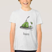 Dr. Seuss | Groen Eet Ham Tri-Blend Shirt (Voorkant)