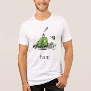 Dr. Seuss   Groen Eet Ham Tri-Blend Shirt