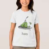 Dr. Seuss | Groen Eet Ham Tri-Blend Shirt (Voorkant)
