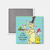 Dr. Seuss | Groen Eet Ham | Vriend & Sam-I-Am Magneet (Voorkant / Achterkant)