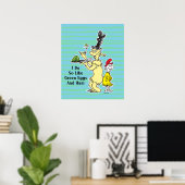 Dr. Seuss | Groen Eet Ham | Vriend & Sam-I-Am Poster (Thuiskantoor)