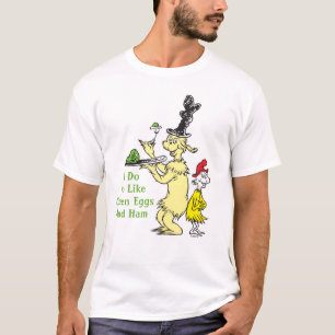 Dr. Seuss Groen Eet Ham Vriend & Sam-I-Am T-shirt