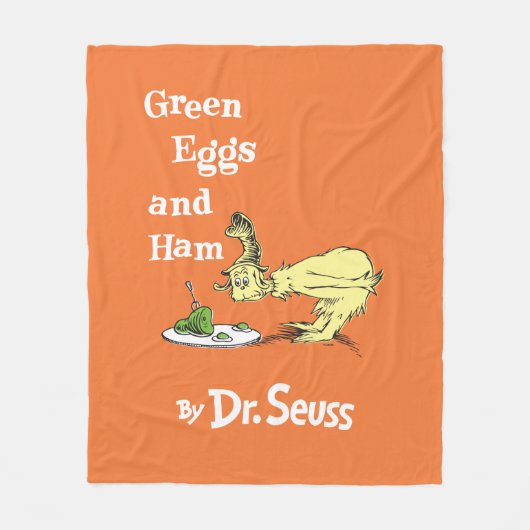 Dr. Seuss | Groen eieren en ham Fleece Deken (Voorkant)