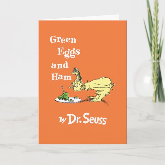 Dr. Seuss | Groen eieren en ham Kaart (Voorkant)