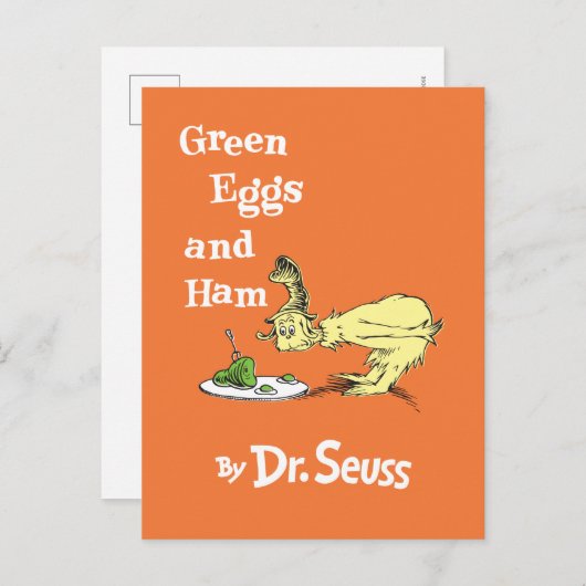 Dr. Seuss | Groene eieren en am Briefkaart (Voorkant / Achterkant)