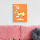 Dr. Seuss | Groene eieren en am Canvas Afdruk (Insitu (Woonkamer))
