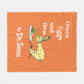 Dr. Seuss | Groene eieren en am Fleece Deken (Voorkant (Horizontaal))