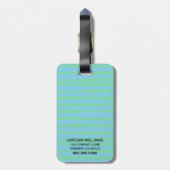 Dr. Seuss | Groene eieren en am | Vriend en Sam-I- Bagagelabel (Achterkant verticaal)