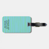 Dr. Seuss | Groene eieren en am | Vriend en Sam-I- Bagagelabel (Achterkant horizontaal)