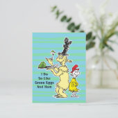 Dr. Seuss | Groene eieren en am | Vriend en Sam-I- Briefkaart (Staand voorkant)