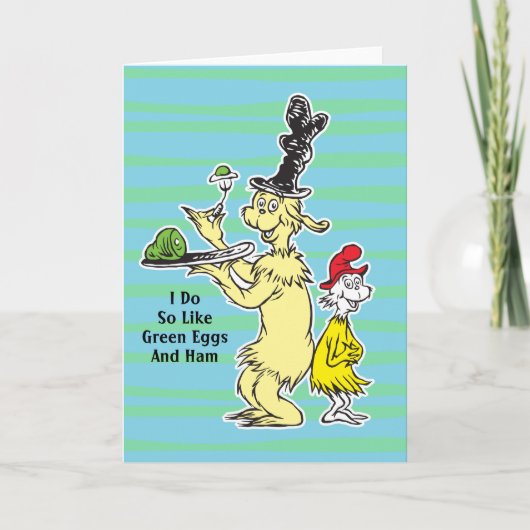 Dr. Seuss | Groene eieren en am | Vriend en Sam-I- Kaart (Voorkant)