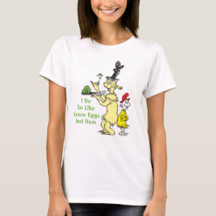 Dr. Seuss  Groene eieren en am  Vriend & Sam-I-Am T-shirt