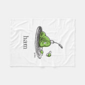 Dr. Seuss | Groene eieren en ham Fleece Deken (Voorkant (Horizontaal))