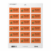 Dr. Seuss | Groene Eieren en Ham Icoon Etiket (Full Sheet)