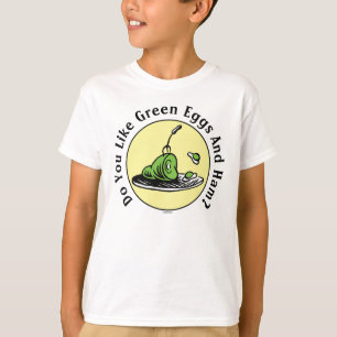 Dr. Seuss Groene Eieren en Ham Icoon T-shirt