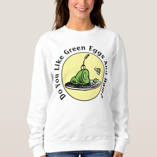 Dr. Seuss | Groene Eieren en Ham Icoon Trui (Voorkant)