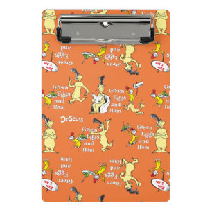 Dr. Seuss Groene Eieren en Ham Karakterpatroon Mini Klembord