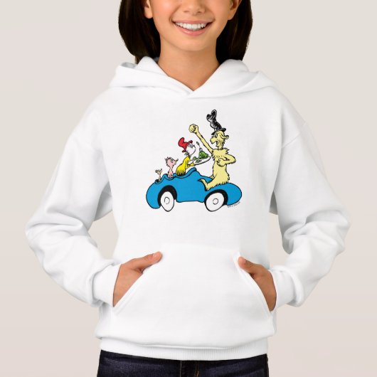 Dr. Seuss Groene Eieren en Ham Karakters in Auto (Voorkant)
