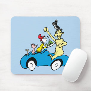 Dr. Seuss Groene Eieren en Ham Karakters in Auto Muismat